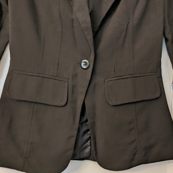 BCX Chic Black Blazer Jacket Women's Sz. SMALL - Picture 3 of 8
